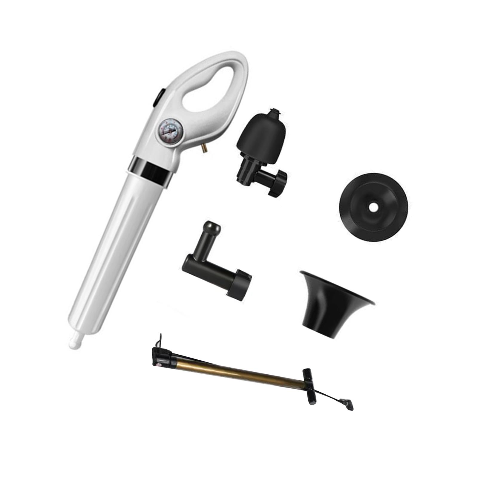 Bothyi - Desatascador De Desagüe De Aire, Juego De Émbolo De Desagüe De Alta Presión, Potente Para Baños, Estilo A