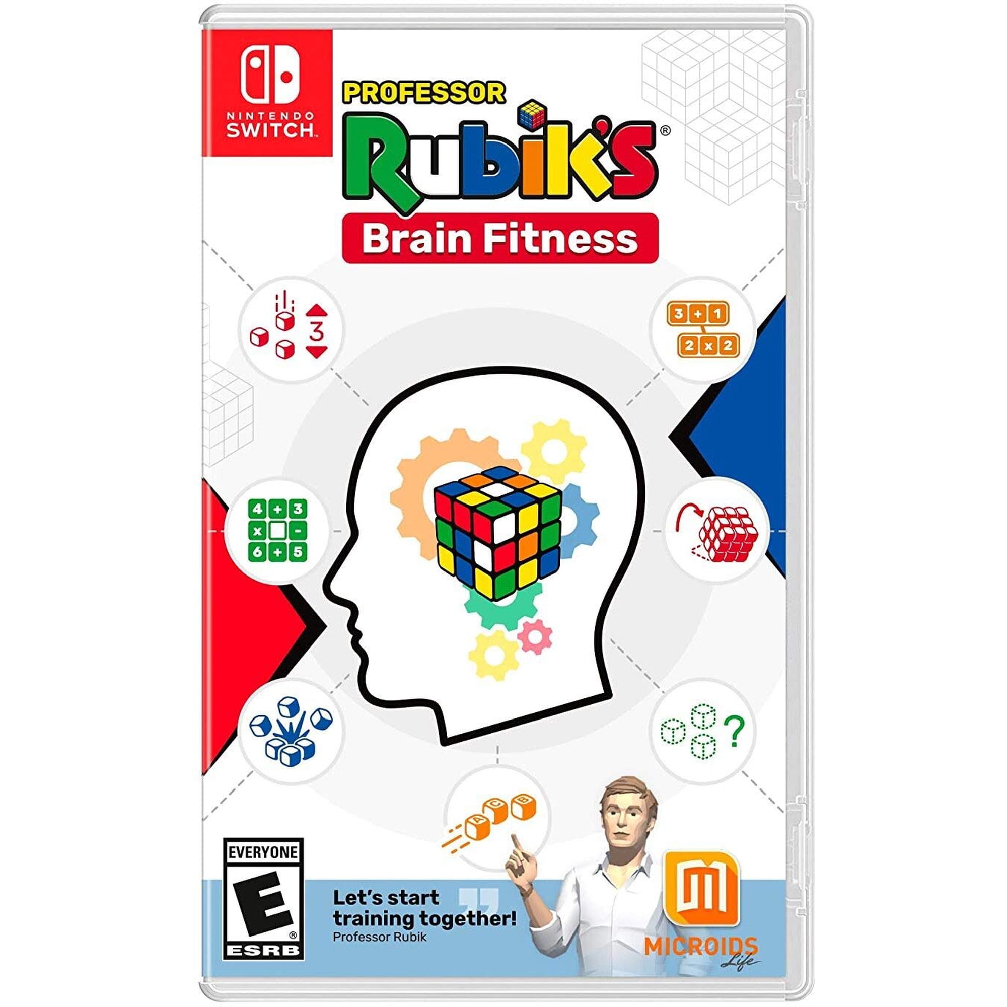 Microïds - Videojuego Nintendo Switch Professor Rubik's Brain Fitness