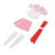 thumbnail image 3 of Figura Femenina A Escala 1/12, Ropa De Muñeca, Marinero Para Figuras De Acción De 6 Pulgadas, Ropa Rosa, 3 of 5