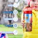 thumbnail image 5 of Escuela de pequeños dinosauriosBotella de Agua con Tapa Pop Top de Un Toque, Acero Inoxidable, a Prueba de Fugas, para Deportes, Botella Infantil rosa 12 oz, 5 of 6