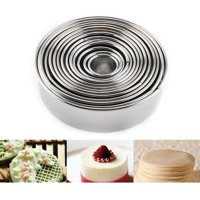 Genérico - 14 Moldes Galletas Circulo Molde De Galleta Cortador Galleta