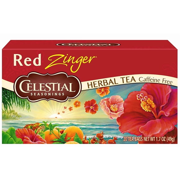 Té de hierbas Celestial Seasonings Red Zinger 20 sobres