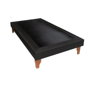 Muebles New - Base Plaza Y Media Negro Lino
