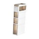 thumbnail image 2 of Gabinete De Piso De Baño, Organizador Versátil Para Baño, Dormitorio, Lavadero, 4 Niveles, 2 of 5