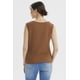 thumbnail image 3 of Polera Mujer Textura Recogido En Pecho Café, 3 of 4