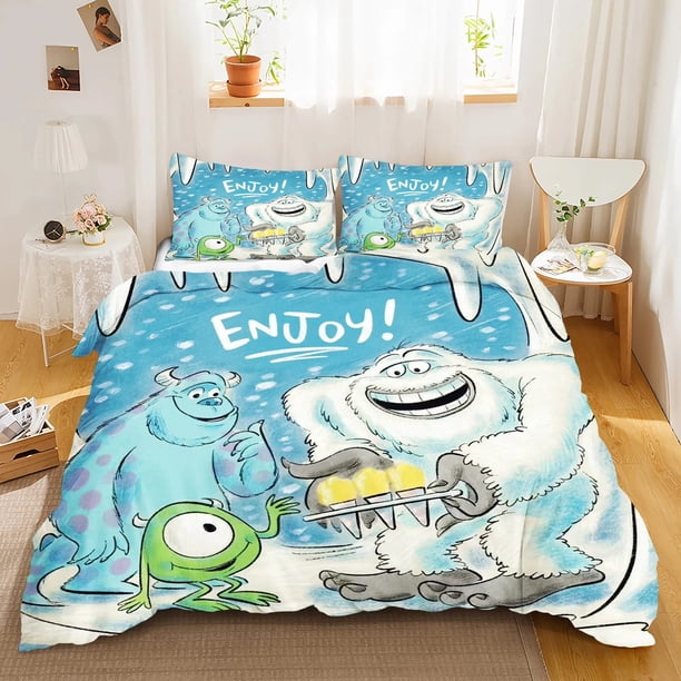 Munster Elek Trick Comparny Duvet Cover Pillowcase, Home Room Bedroom Bedding Set, Boy Girl Duvet Cover Gift, size Bed Sheets