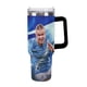 thumbnail image 1 of Vaso Térmico de Acero Inoxidable Desmarcar Erling Haaland 40 oz, 1 of 6