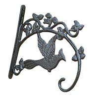 Magideal - Soporte Para Cesta Colgante Colgador De Pared Metálico Gancho Para Cestas Y Soporte Para Maceteros De Fácil Instalación Adecuado Para Adornar Salas D Martín Pescador