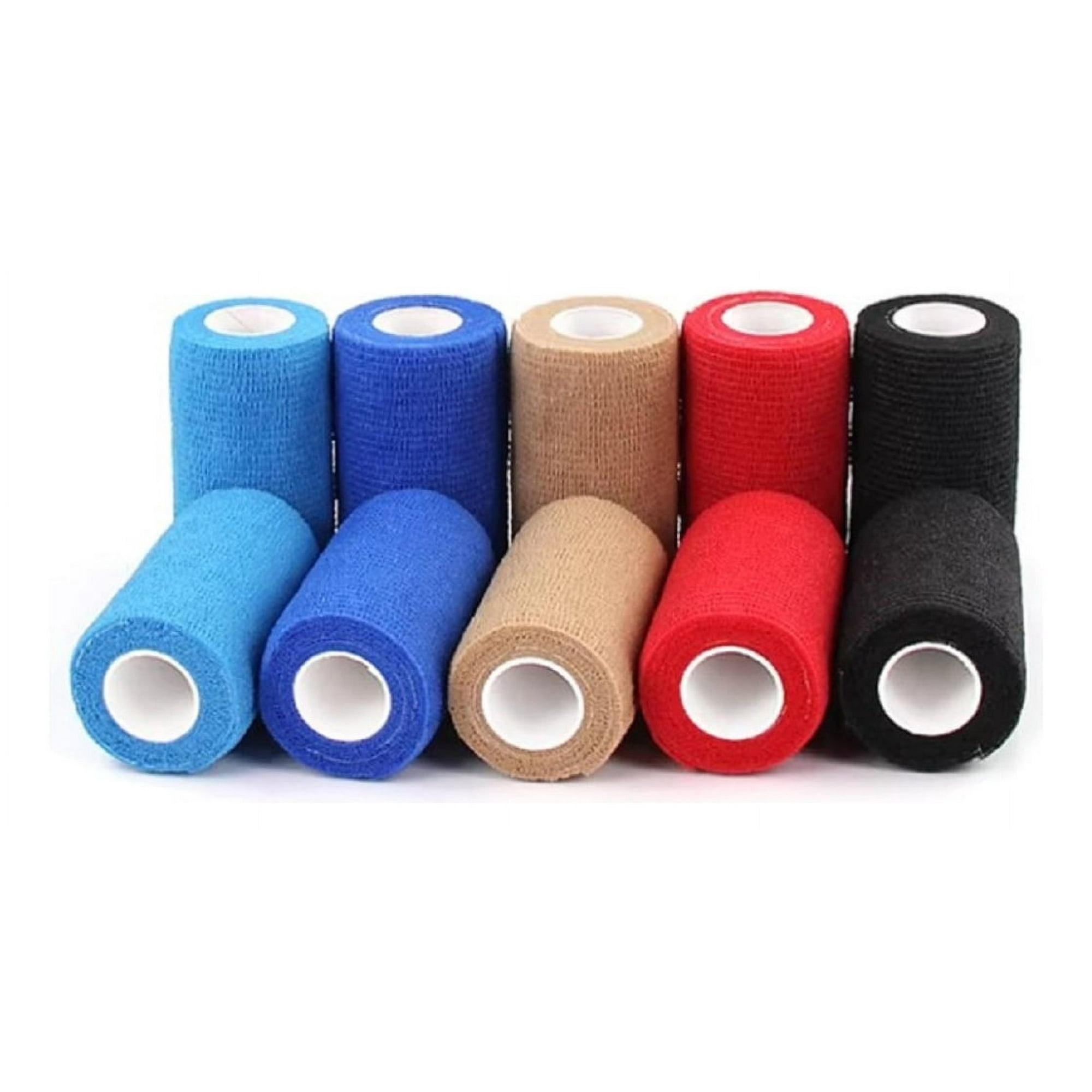 Genérico - Set 5 Vendas Coban Elástica Primeros Auxilios 10cmx4,5m Lau