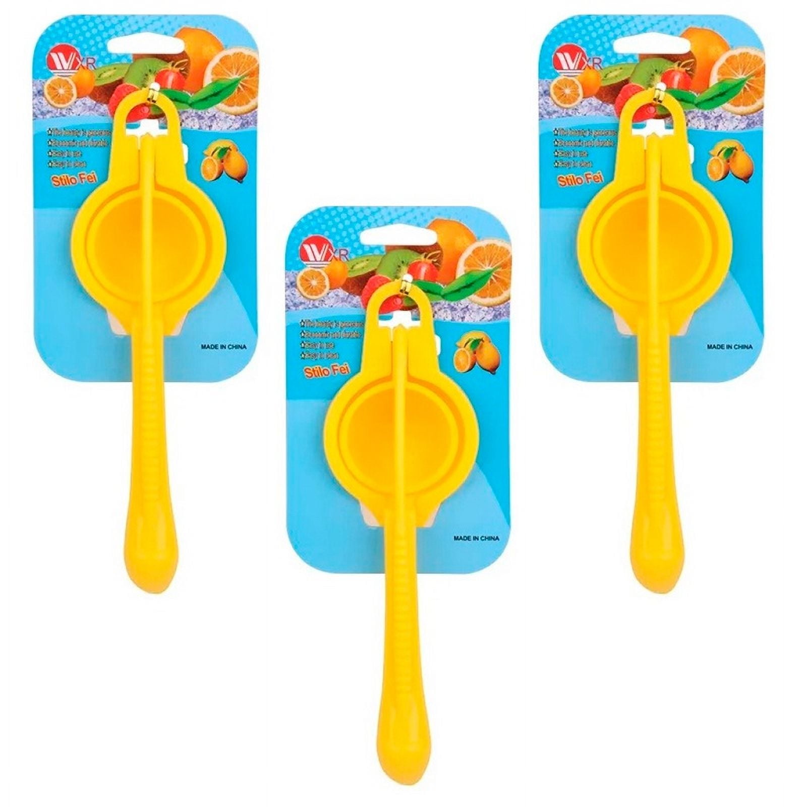 Wakeshome - 3 Exprimidor Manual De Limones Naranjas Limon Doble Mango