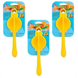 Wakeshome - 3 Exprimidor Manual De Limones Naranjas Limon Doble Mango