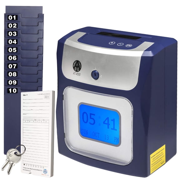 Reloj checador calculador Allied Time USA AT-4500 sin contacto