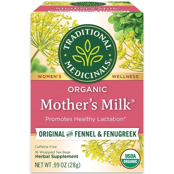 Tea Traditional Medicinals Leche materna 16 bolsitas de té orgánico