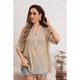 thumbnail image 1 of Blusa Mujer Lino Algodón Premium Liviana Cuello Mao 8057, 1 of 4