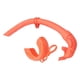 thumbnail image 4 of Snorkel De Buceo Tubo De Buceo En Forma De J Snorkel Húmedo Flexible Plegable Para Adultos Naranja, 4 of 5