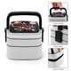 thumbnail image 5 of Tren Infinito Fiambrera de Doble Capa, Contenedor de Almuerzo Portátil Apilable, Almacenamiento de Alimentos Hermético a Prueba de Fugas, 1000ml, 5 of 6