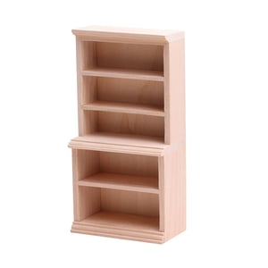 Bothyi - 1/12 Estante De Madera Para Libros Cocina Sala De Estar Dormitorio Decoración Diy Escena