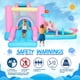 thumbnail image 4 of Tobogán acuático inflable Bestsun 358 x 351 x 198 cm rosa, 4 of 8