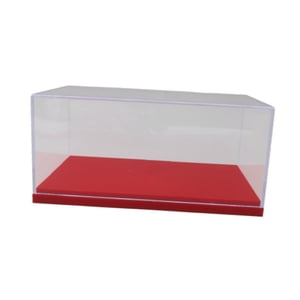 Bothyi - Vitrina De Acrílico Para Maquetas De Coches A Escala 1:43, Vitrina Para Souvenirs, Juguetes, Muñecas, Color Rojo