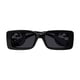 thumbnail image 2 of Gafas de sol Gucci Chaise Lounge, estrechas, rectangulares, negras, para mujer, 2 of 2