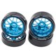 thumbnail image 1 of Ruedas de metal para coche RC Treehobby 27 mm (azul) - Juego de 4 piezas, 1 of 4