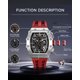 thumbnail image 5 of Reloj TSAR BOMBA Tonneau Luxury Waterproof 50 m para hombre, 5 of 9
