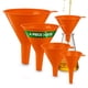 thumbnail image 1 of Set de embudos KarZone de 4 piezas de plástico para aceite y cocina, 1 of 6