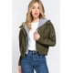 thumbnail image 1 of Chaqueta Larga de Pana con Capucha y Cuello Alto, 1 of 5
