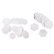 thumbnail image 3 of 200 piezas hexagonales en inglés PAPEL PIEZAS Plantillas acolchadas Craft 8mm 10mm, 3 of 5