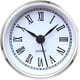 thumbnail image 1 of Inserto de reloj mini HILLHOME redondo de 6,1 cm con bisel plateado, 1 of 7