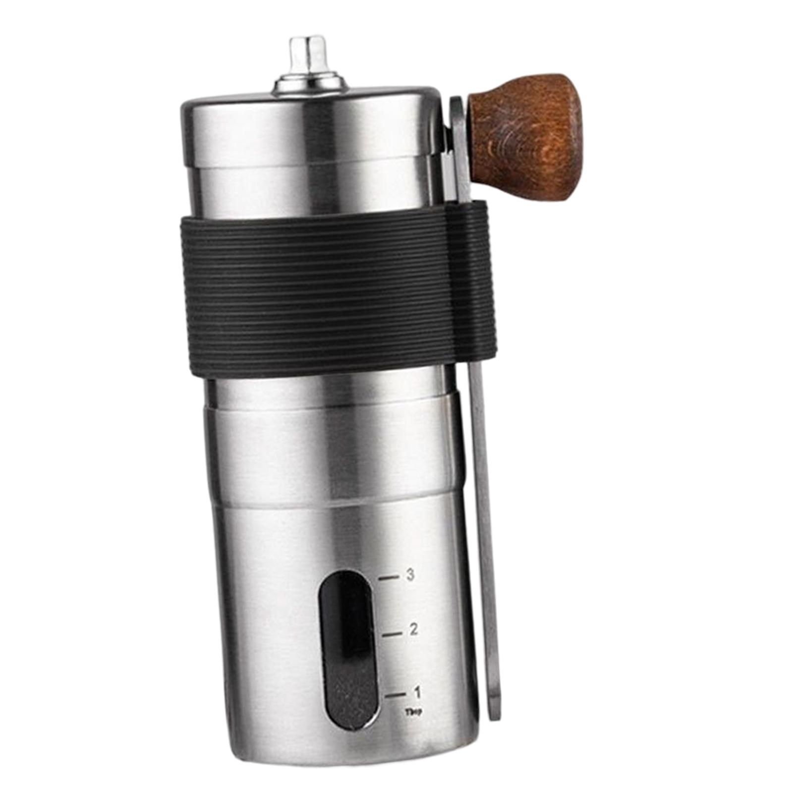 Magideal - Molinillo De Manual De Cerámica De Material Acero Inoxidable Molinillo De Especias / Nueces Molino De Molino De Rebabas Para Acampar Senderismo