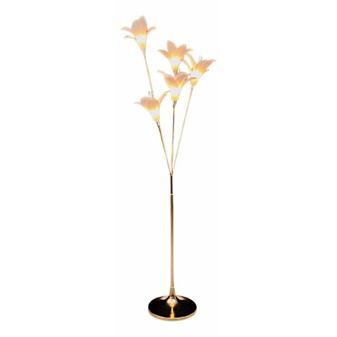Genérico - Lámpara Pie Decorativa Forma Lirio Moderno Floral Jhn