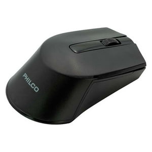 Philco - Mouse Inalambrico Usb 3 Botones 1600Dpi Negro Pro