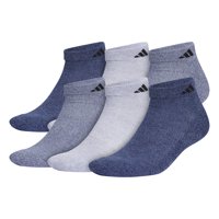 Calcetines Adidas Athletic Acolchados De Corte Bajo Para Hombre (6 Pares)