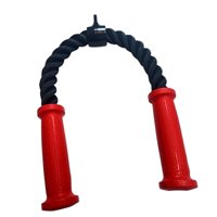 Magideal - Cuerda De Tracción Para Tríceps, Cuerda De Tracción Con Mango Antideslizante, Cuerda De Tensión Para Tríceps, Accesorio Para Máquina De Cable Para Lev Rojo
