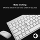 thumbnail image 2 of Conjunto de teclado y ratón, teclado delgado inalámbrico de 2,4 G con combinación de ratón inalámbrico para portátil, PC y Smart TV, 2 of 8