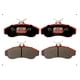thumbnail image 1 of Set Pastillas Frenos Ital Brakes Delanteras Para Chevrolet S10 2000 2013, 1 of 2