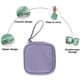 thumbnail image 3 of Bolsa de almacenamiento simple para auriculares, cable de datos, cargador, caja de almacenamiento, bolsa para auriculares, 3 of 5