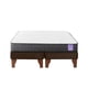 thumbnail image 1 of Cama Europea 2 Plazas 150x190 cm Base Colchón Madera Café, 1 of 3