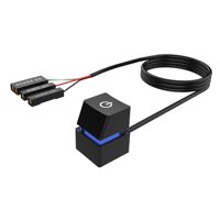 Magideal - Interruptor De Escritorio Con Cable De Extensión Suministros De Computadora Placa Base Interruptor De Encendido Y Apagado Interruptor De Computadora A