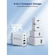 thumbnail image 5 of Cargador USB C Aioneus Cargador rápido de 4 puertos y 40 W, color blanco, 5 of 7