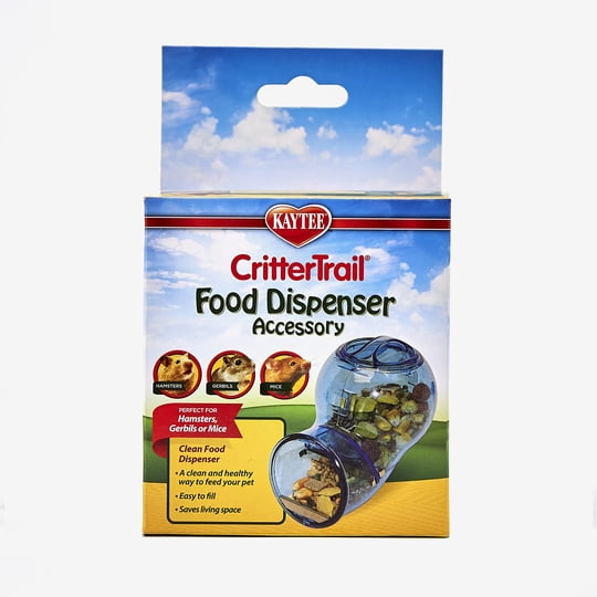 Dispensador De Alimentos Habitat Kaytee Crittertrail En Forma De Embudo Para Pequeños Roedores