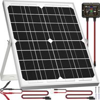 Kit De Paneles Solares Solperk 20W 12V Con Controlador Mppt