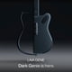 thumbnail image 3 of Guitarra sin cuerdas LAVA GENIE negra con funda, soporte y desinfectante, 3 of 9