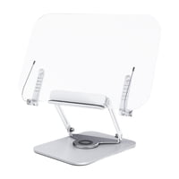 Magideal - Atril Para Lectura, Soporte Ajustable Para Libros, Multiusos, Soporte Para Libros De Cocina Plegable Para Dibujar, Tableta, Documentos, Cocina Y Hogar Acrílico Transparente