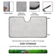 thumbnail image 2 of Sonic Parasol para Parabrisas Delantero Protector Plegable, Visera Solar para Auto Bloquea Rayos UV Mantiene tu Vehículo Fresco 130cm*70cm, 2 of 6