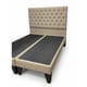 thumbnail image 1 of Cama 2 Plazas Beige Lino Europea Incluye Base + Respaldo, 1 of 2