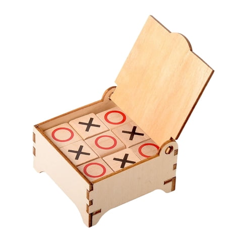 Bothyi - Juego De Tres En Raya Estrategia Rompecabezas Juego De Mesa Familiar Clásico Cumpleaños