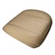 thumbnail image 1 of Asiento De Coche Trasero De Cuero De PU Universal Cubierta Inferior Cojín Cojín Material Suave Frente Beige, 1 of 5