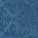 thumbnail image 2 of Mantel cuadrado flor de lis azulino, 2 of 2